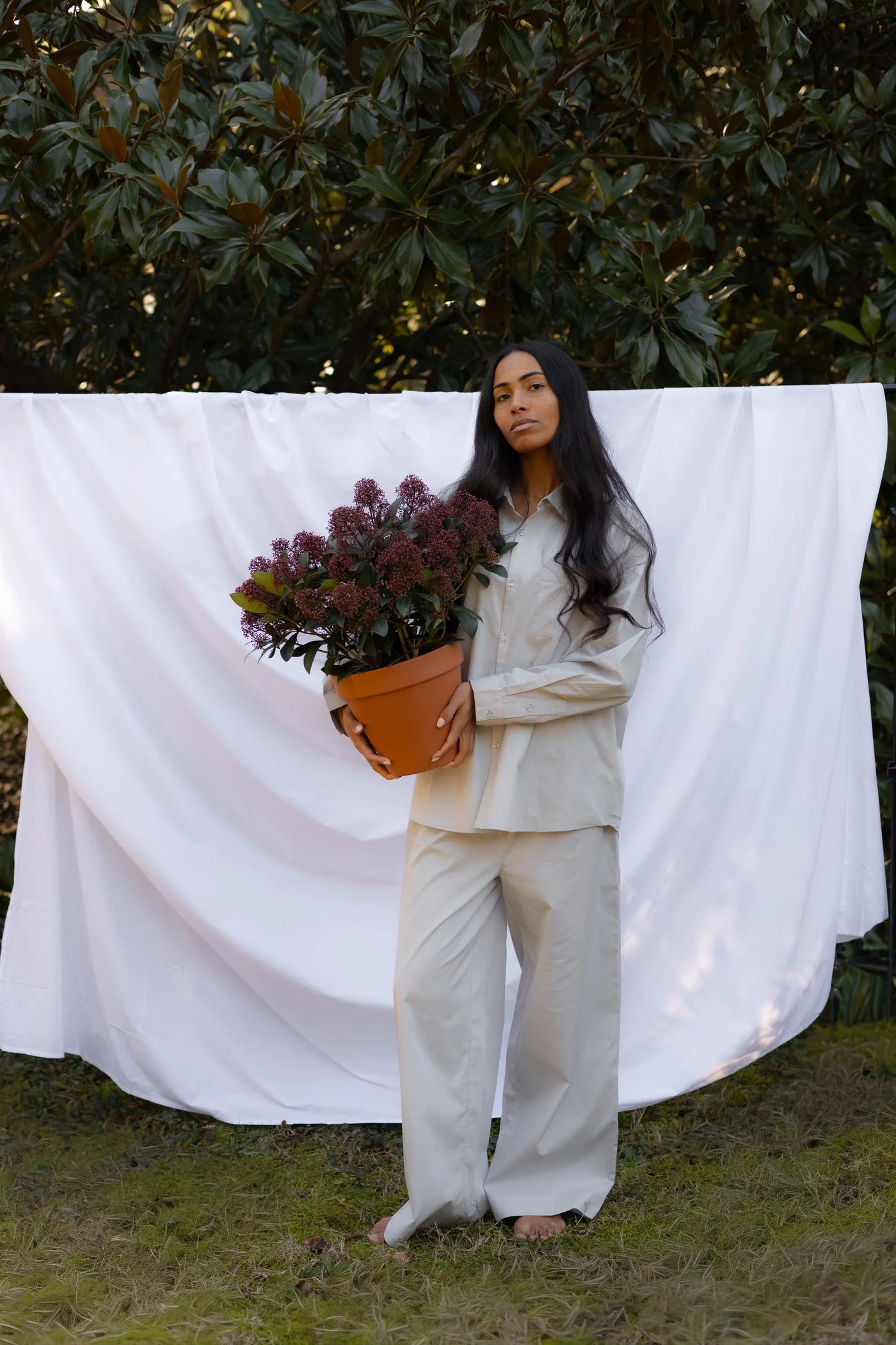 Sahej Pants, ice blue (Pre-order)