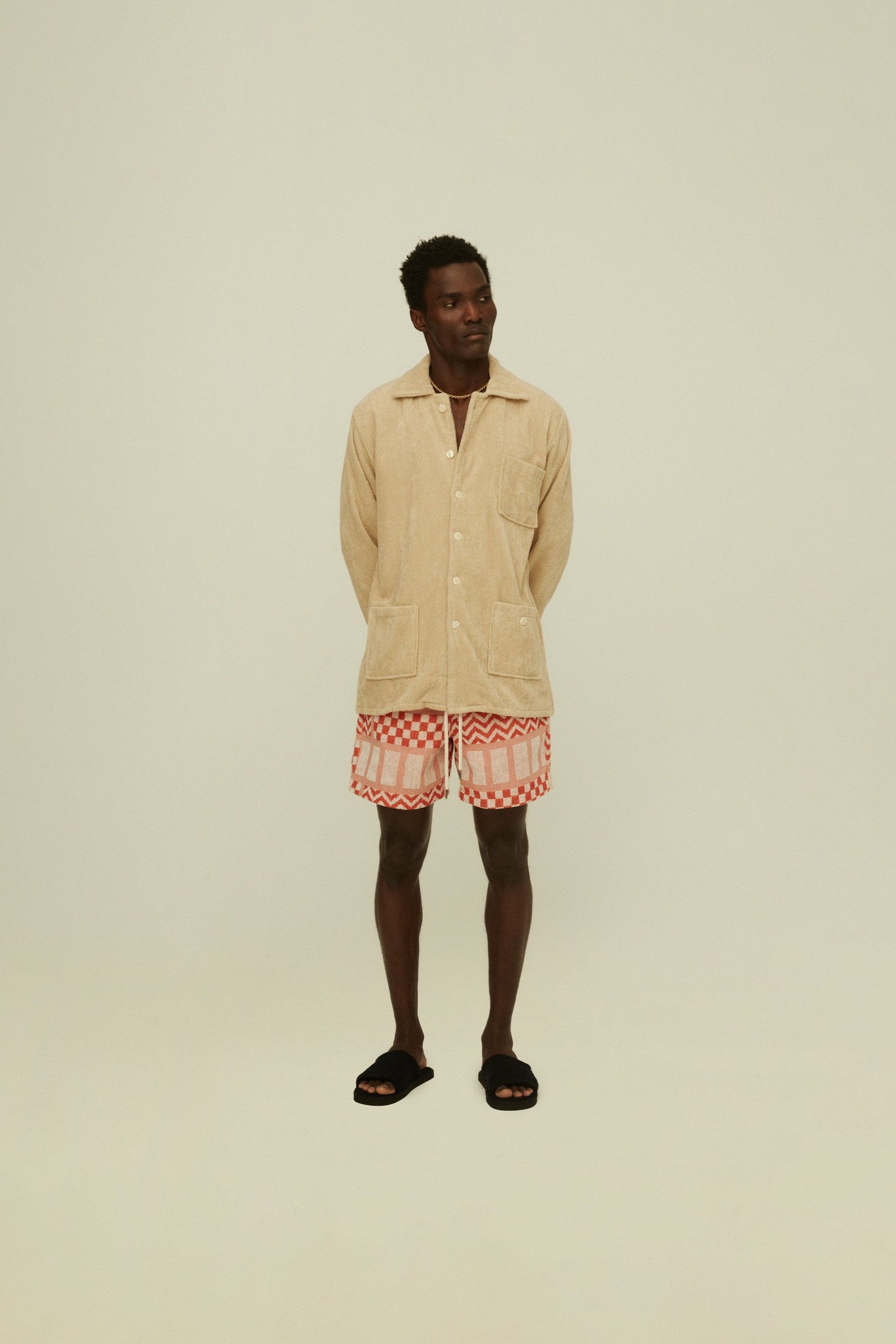 Beige Dandy Terry Jacket