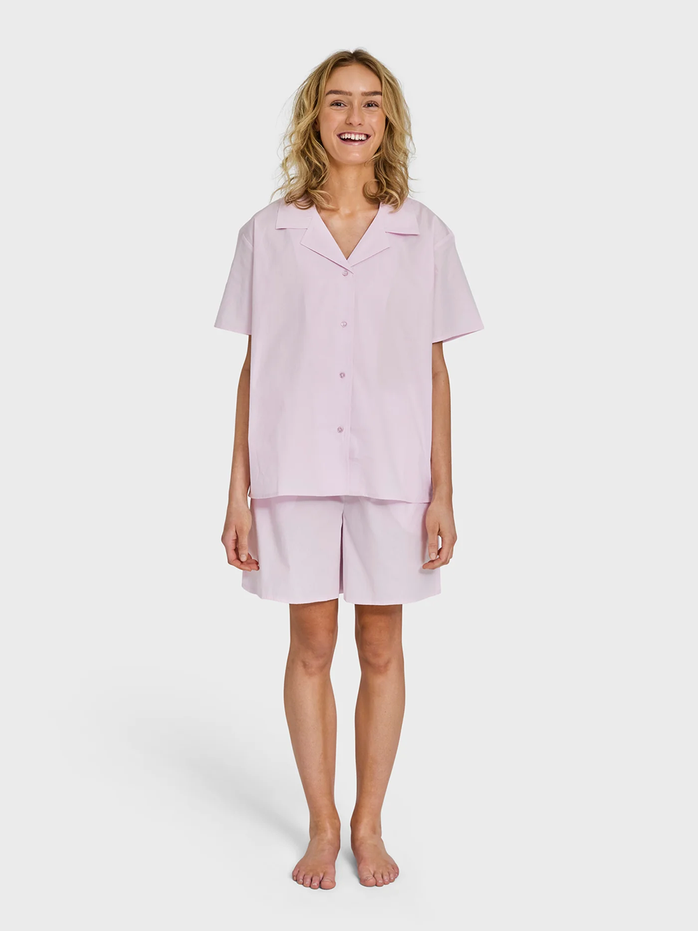 Sahej Short Sleeve Shirt, lilac snow (Pre-order)