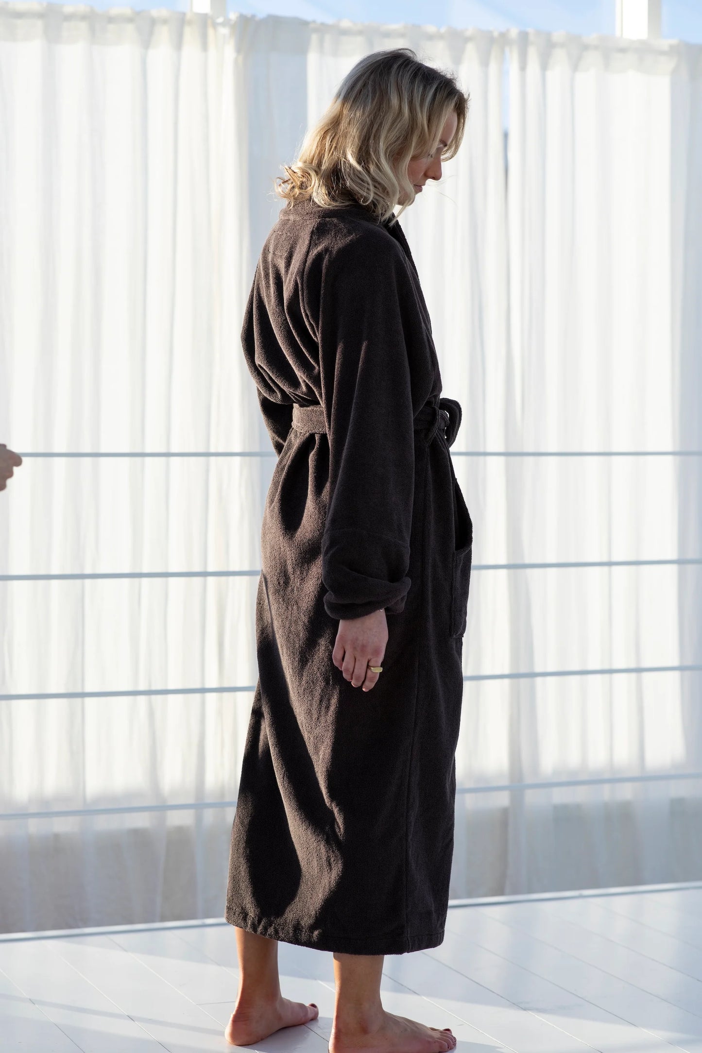 Naram Bathrobe - Coffee