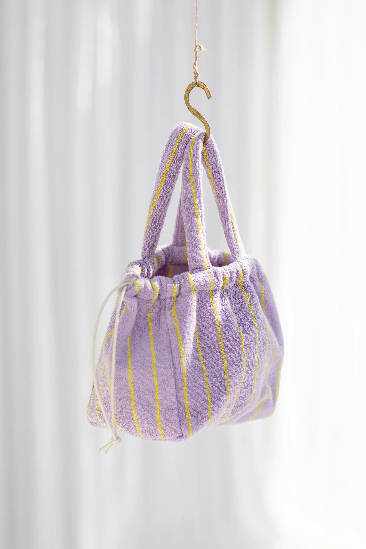 Naram Handbag Small - Lilac & Neon yellow
