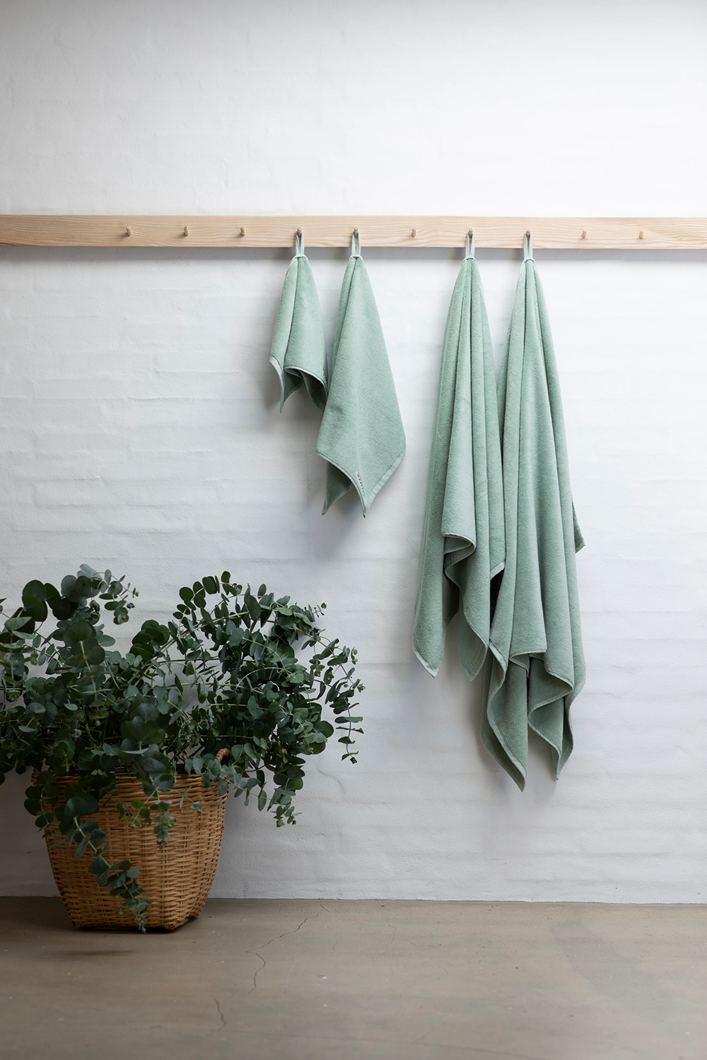 Naram towels (Sliver sage)