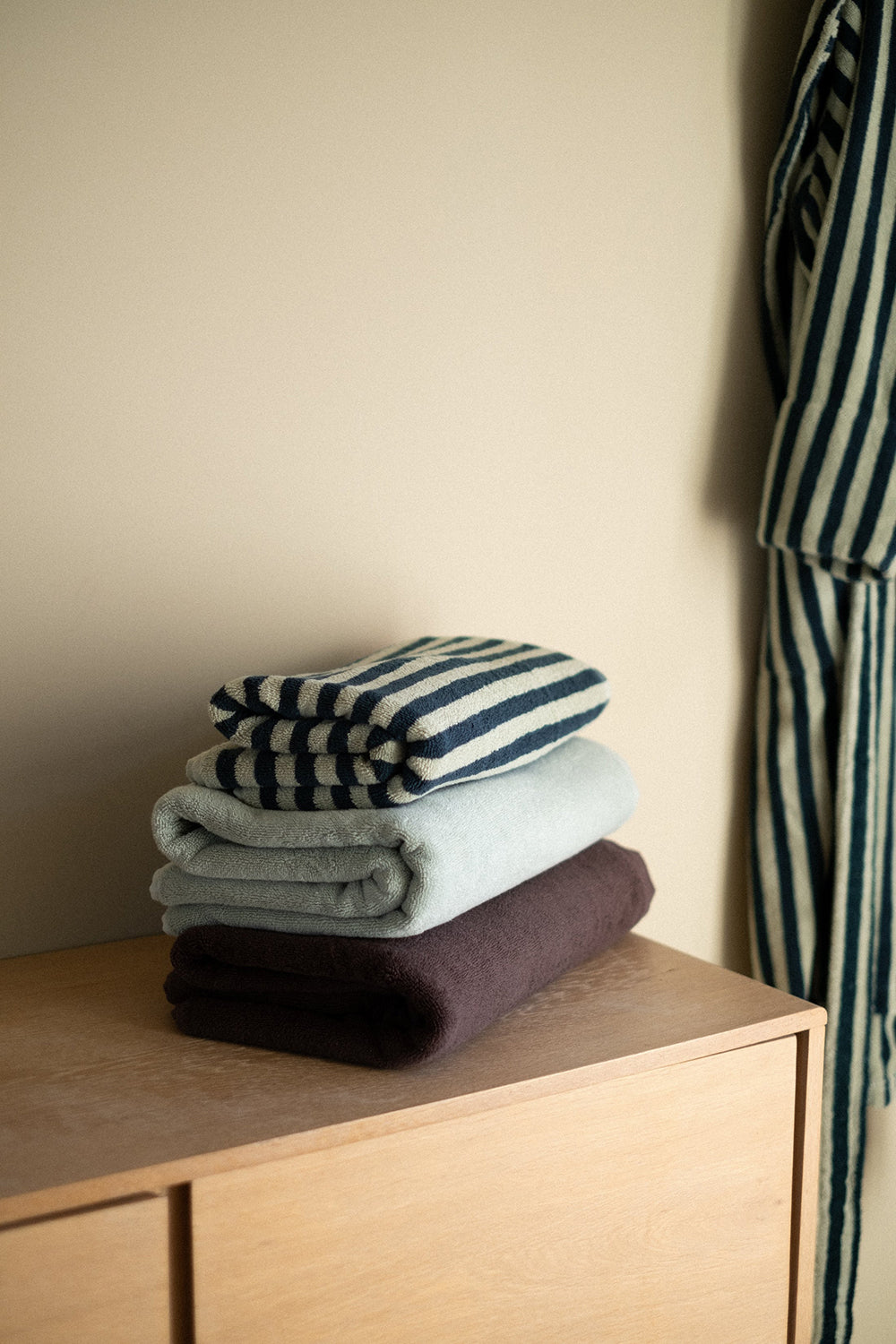 Naram Towels (Sea foam & Deep teal)