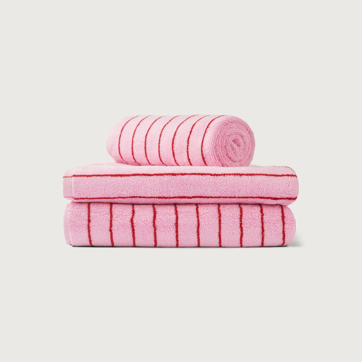 Naram Towel (baby pink & ski patrol)