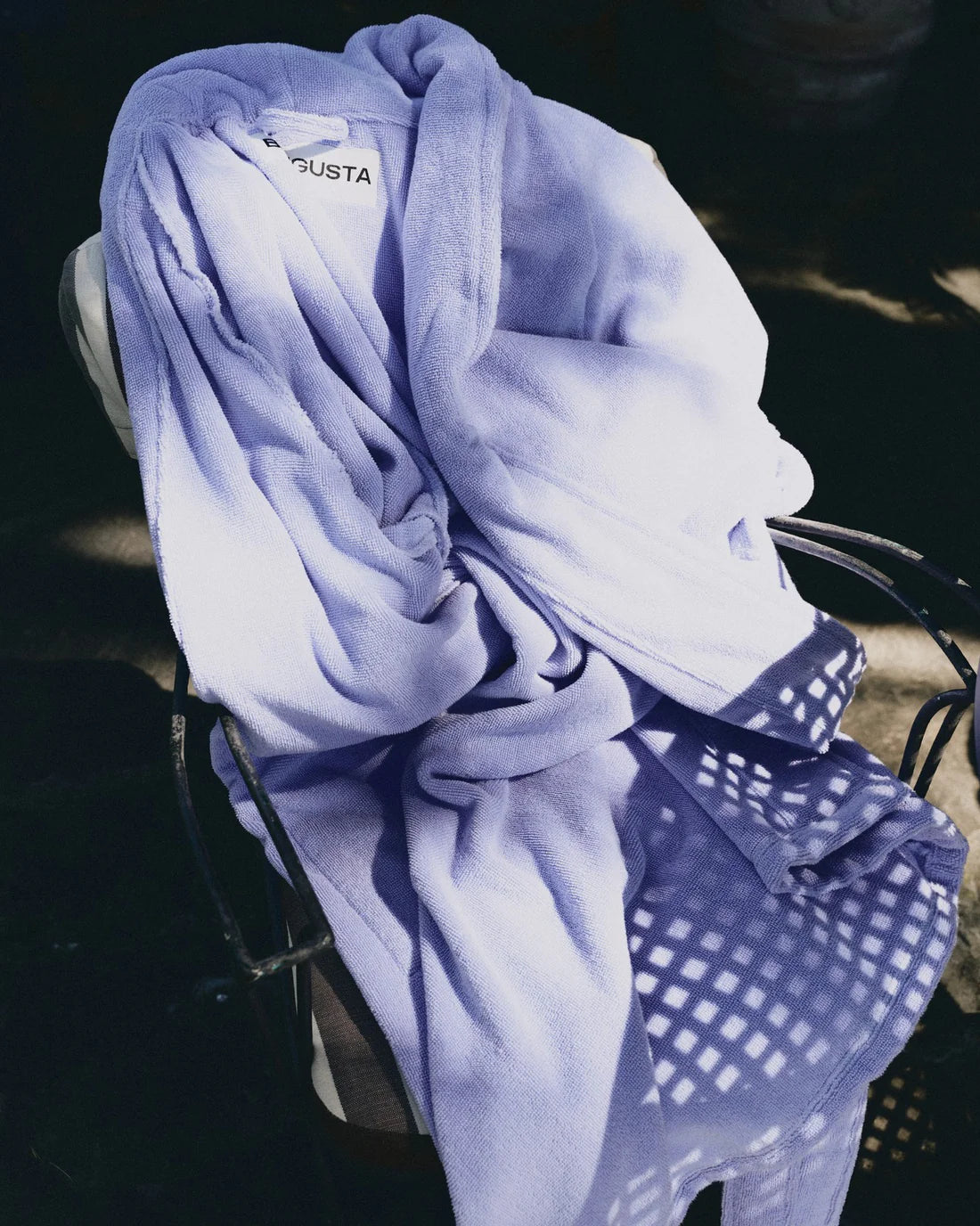 Naram Bathrobe - Lavender blue