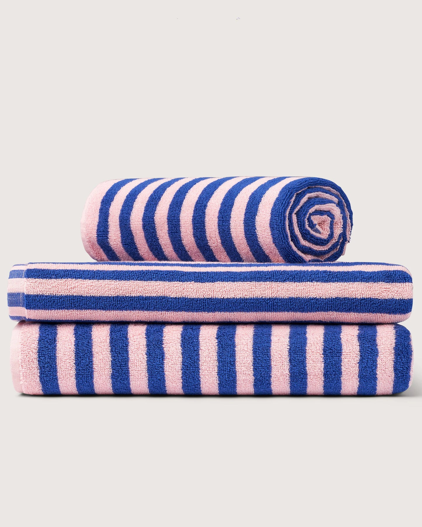 Naram Towel (dazzling blue & rose)
