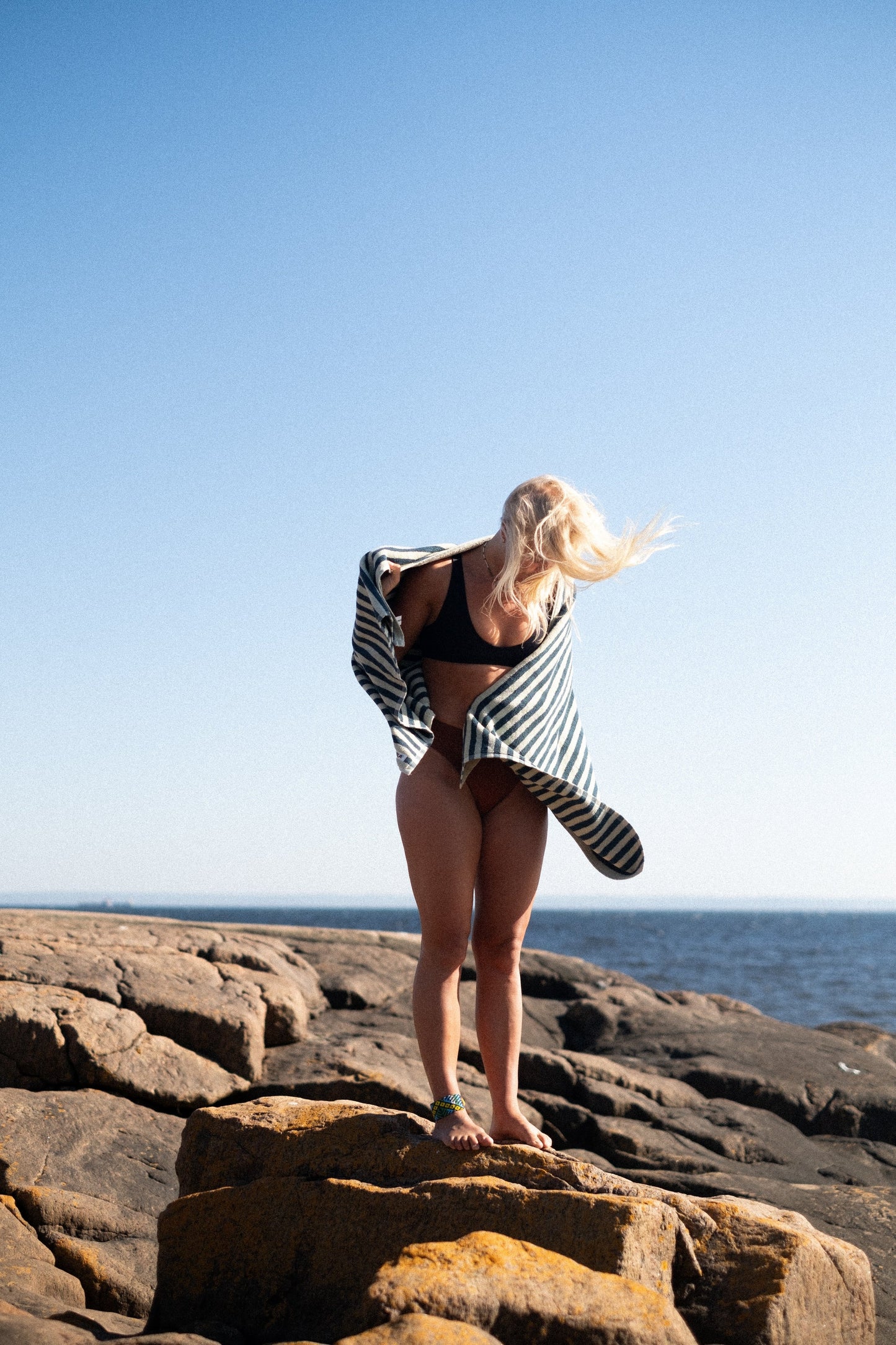 Naram Towels (Sea foam & Deep teal)