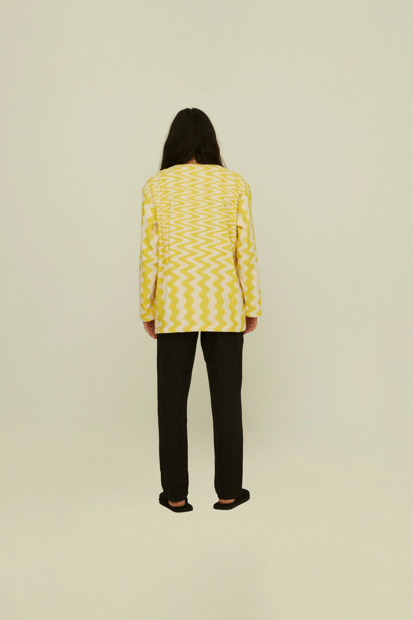 Wiggle Straw Terry Cardigan