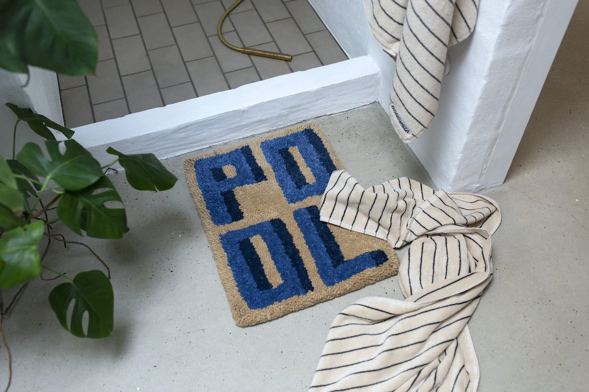 4 Letter Rug - POOL