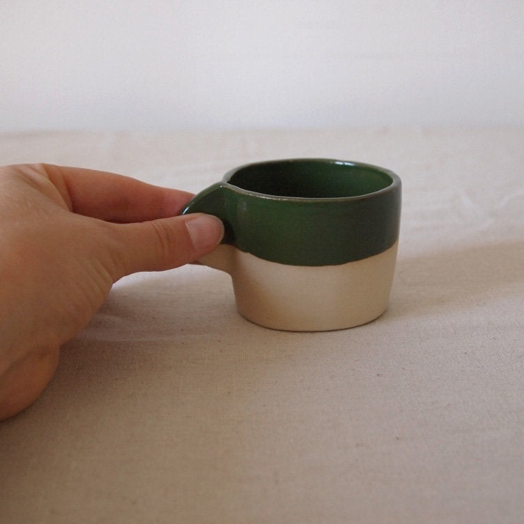Small green ear cup