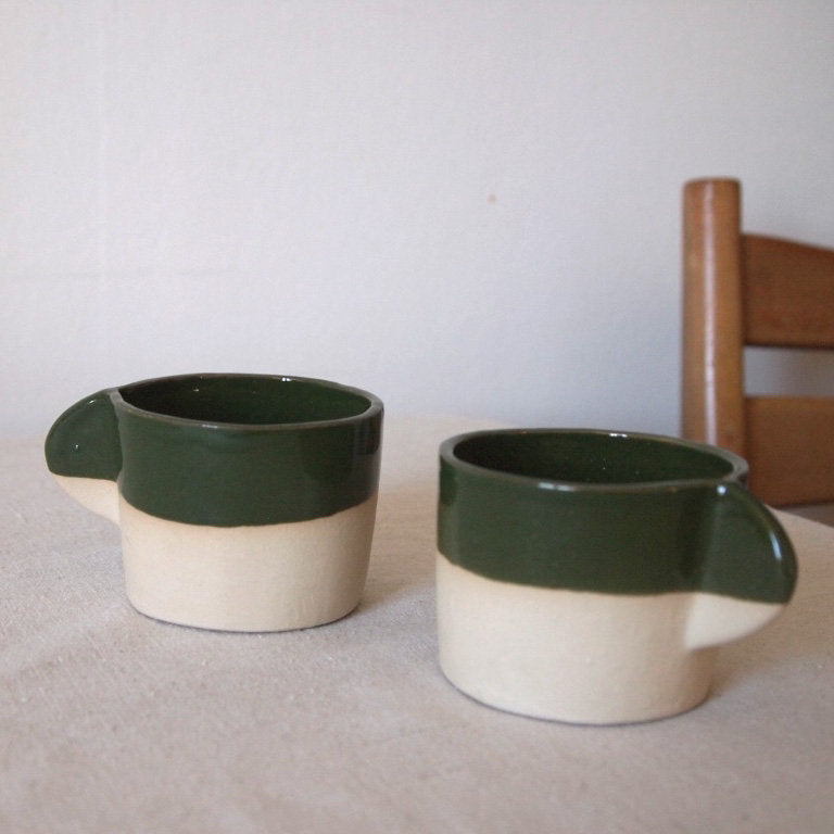 Small green ear cup