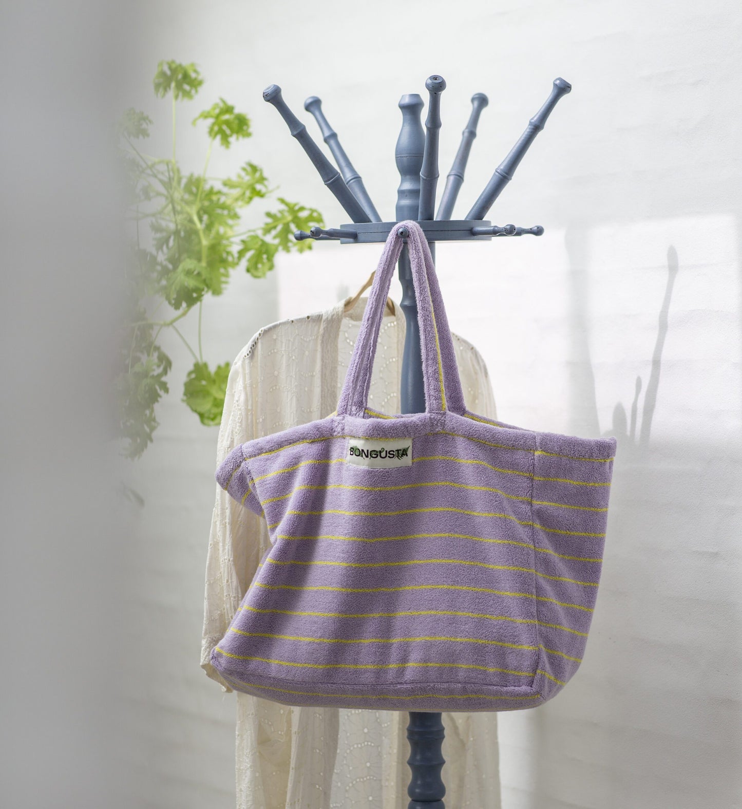 Naram Weekend bag - Lilac & Neon yellow