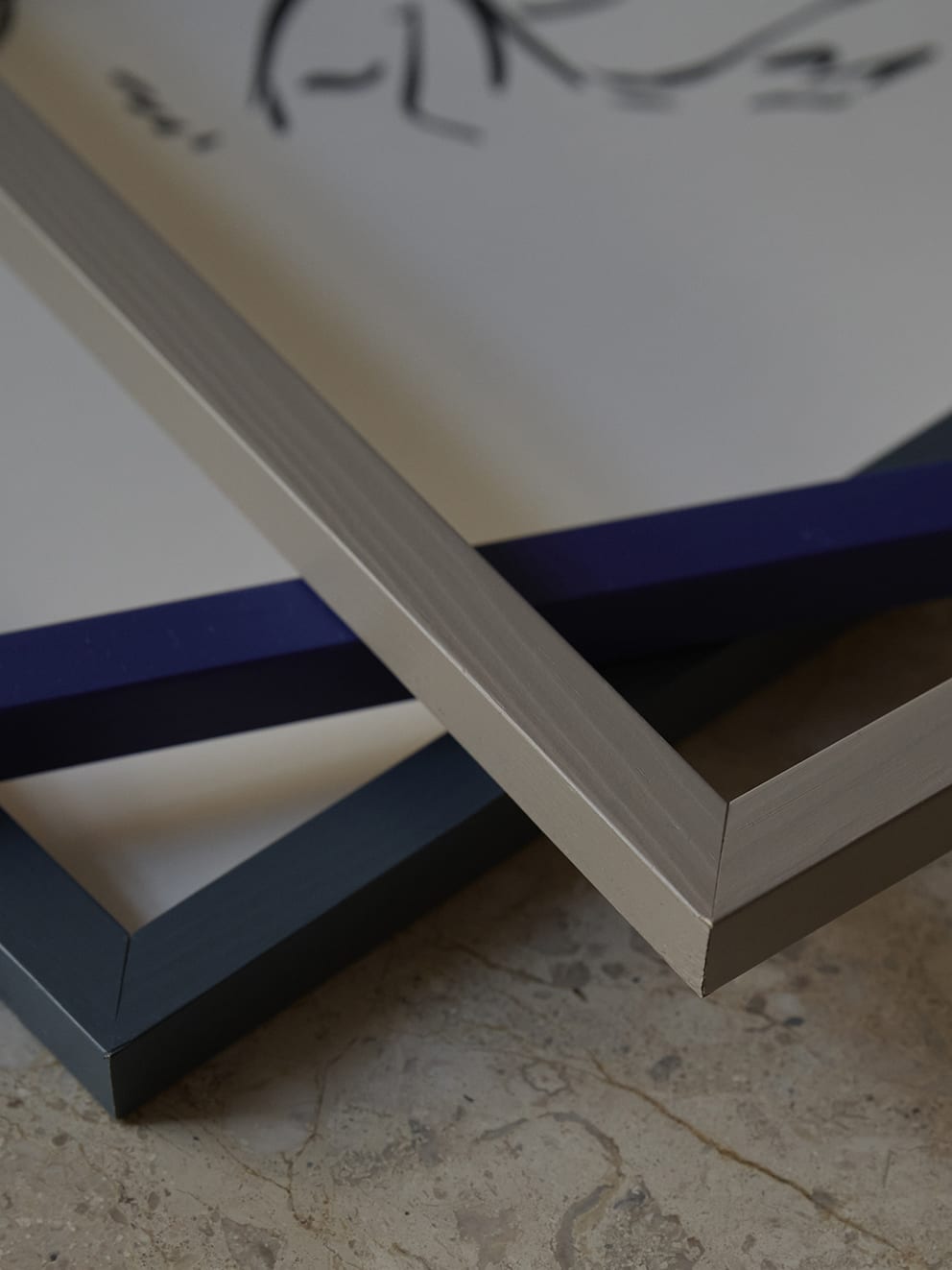 Blue Wood Frame