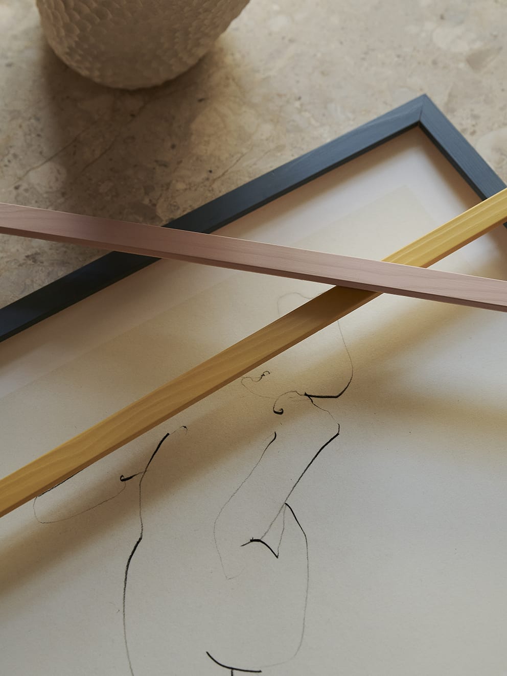 Yellow Wood Frame