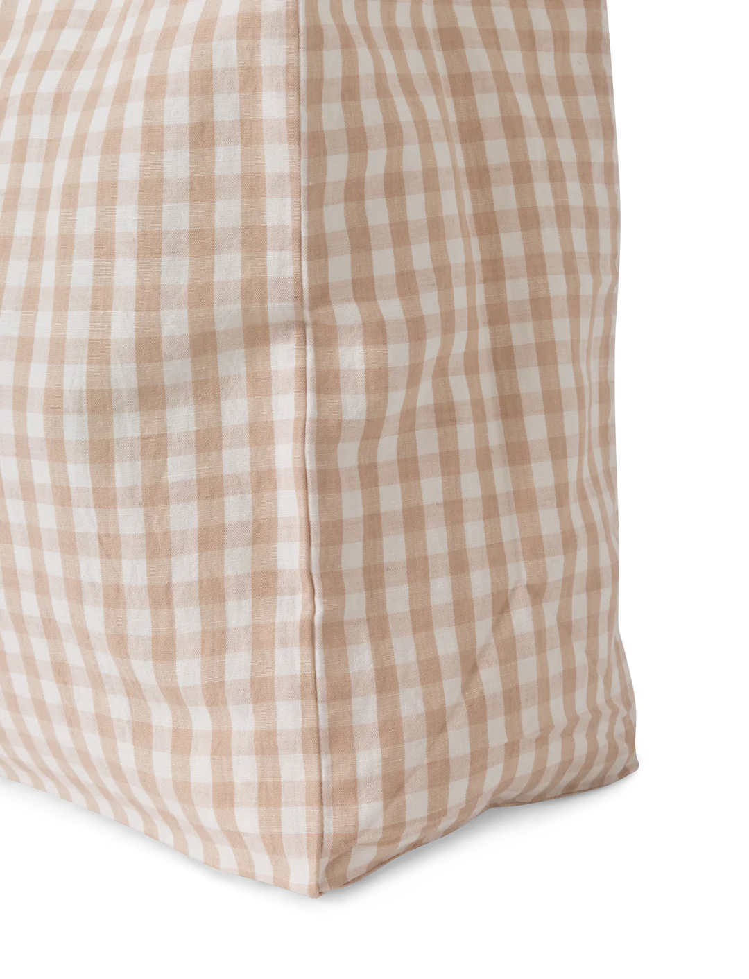 HANNA TOTE BAG - GINGHAM BLUSH