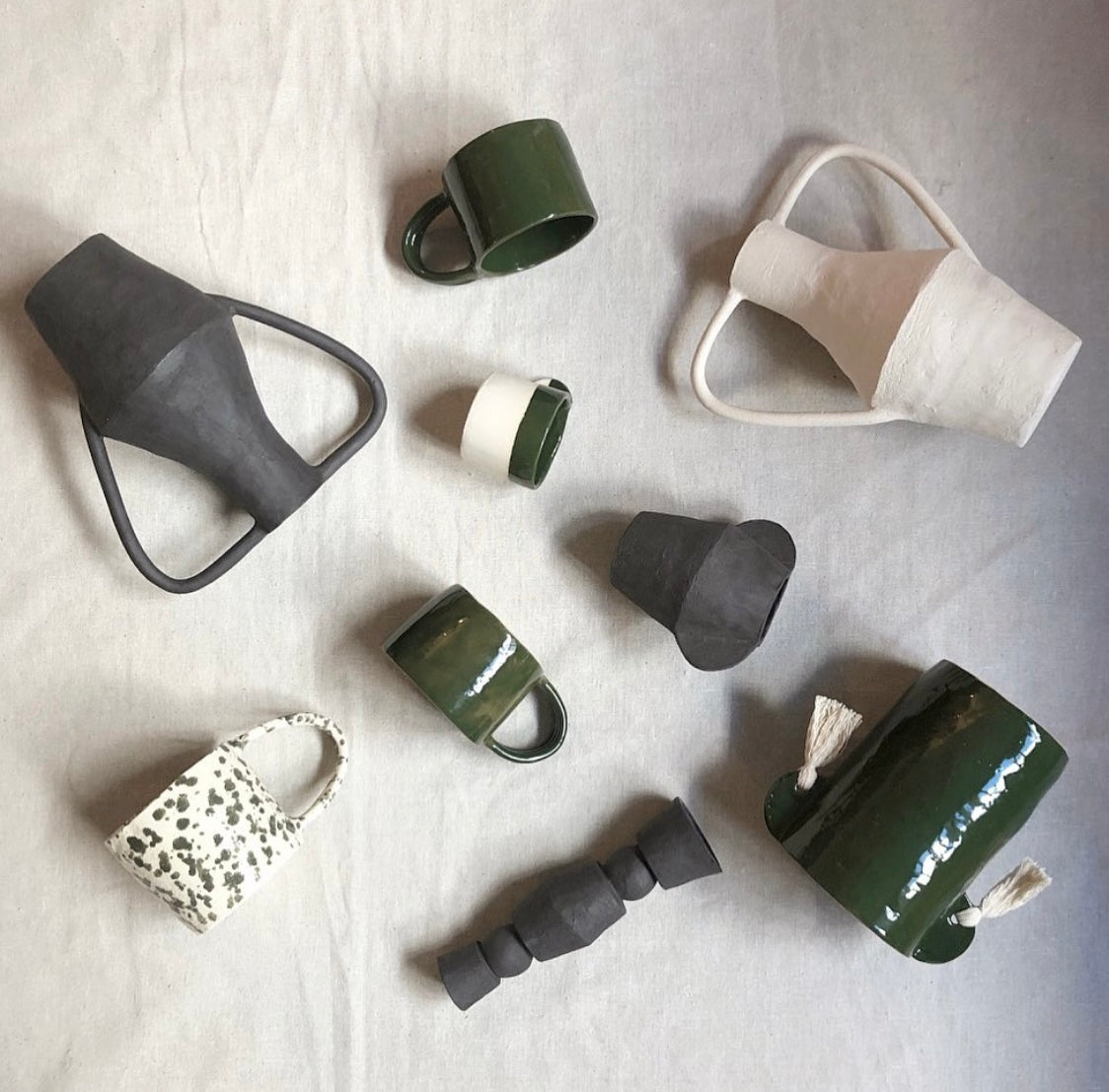 Small green ear cup