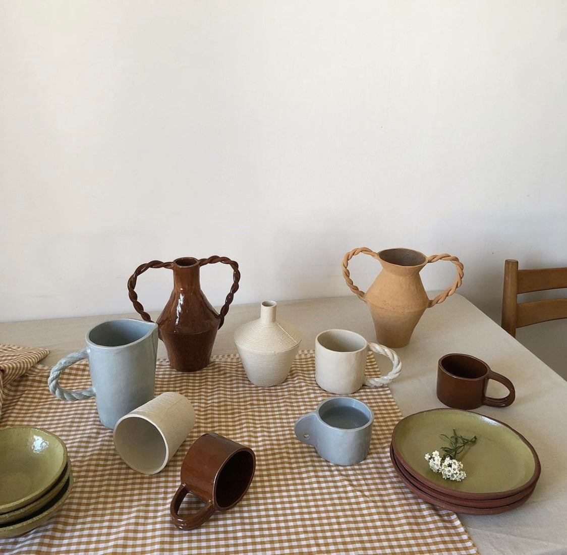 Olive green deep plate
