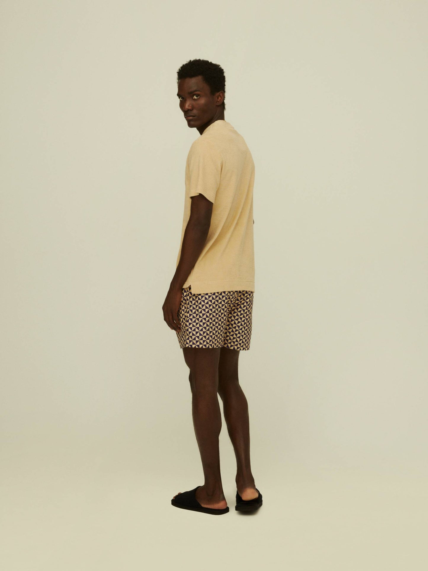 Beige Terry Tee