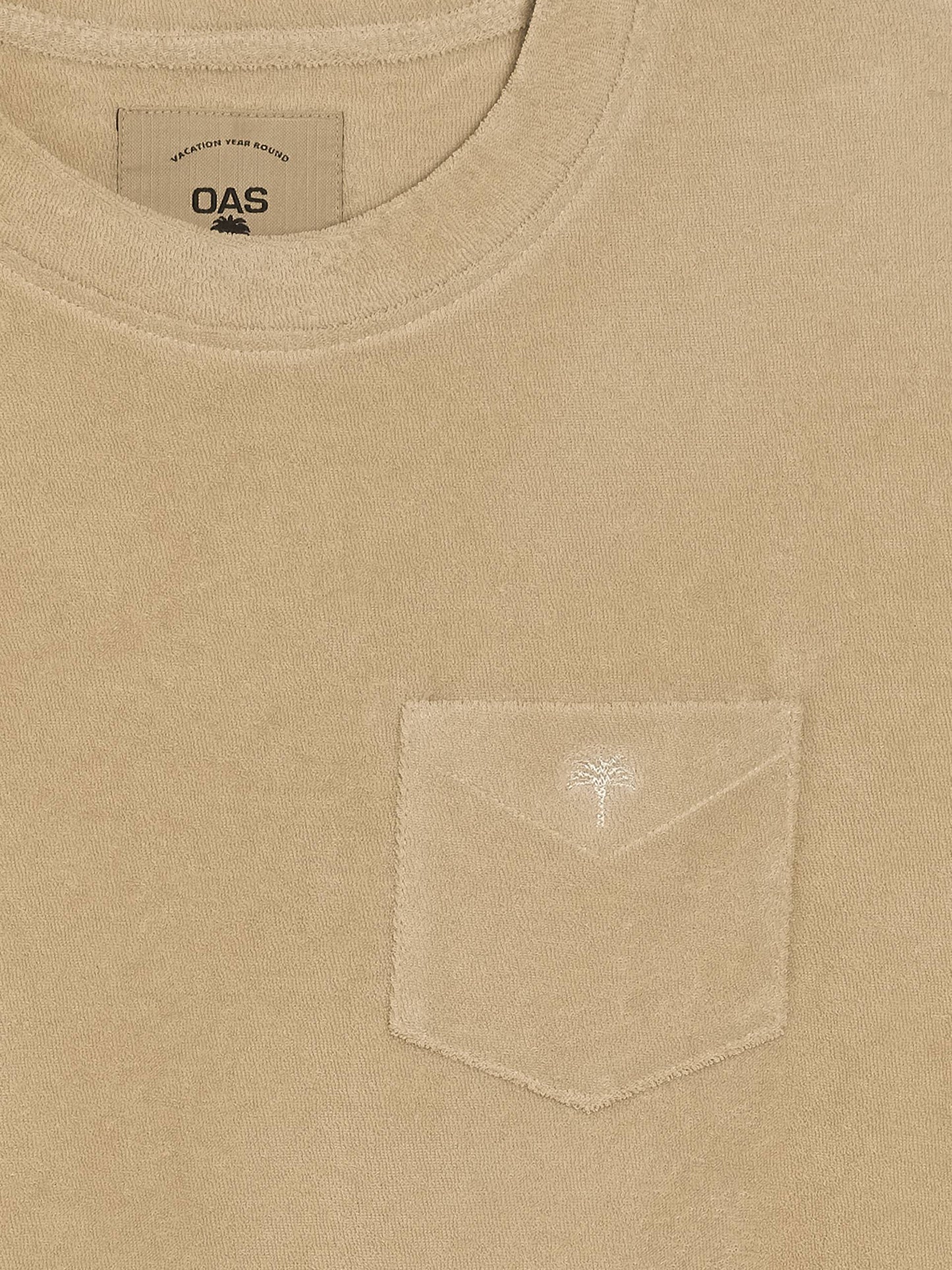 Beige Terry Tee