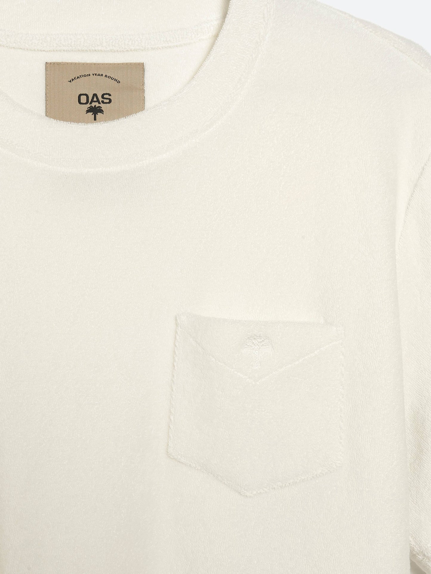 White Terry Tee