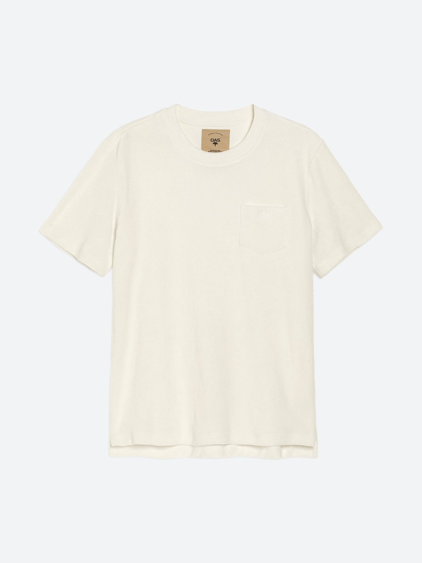 White Terry Tee
