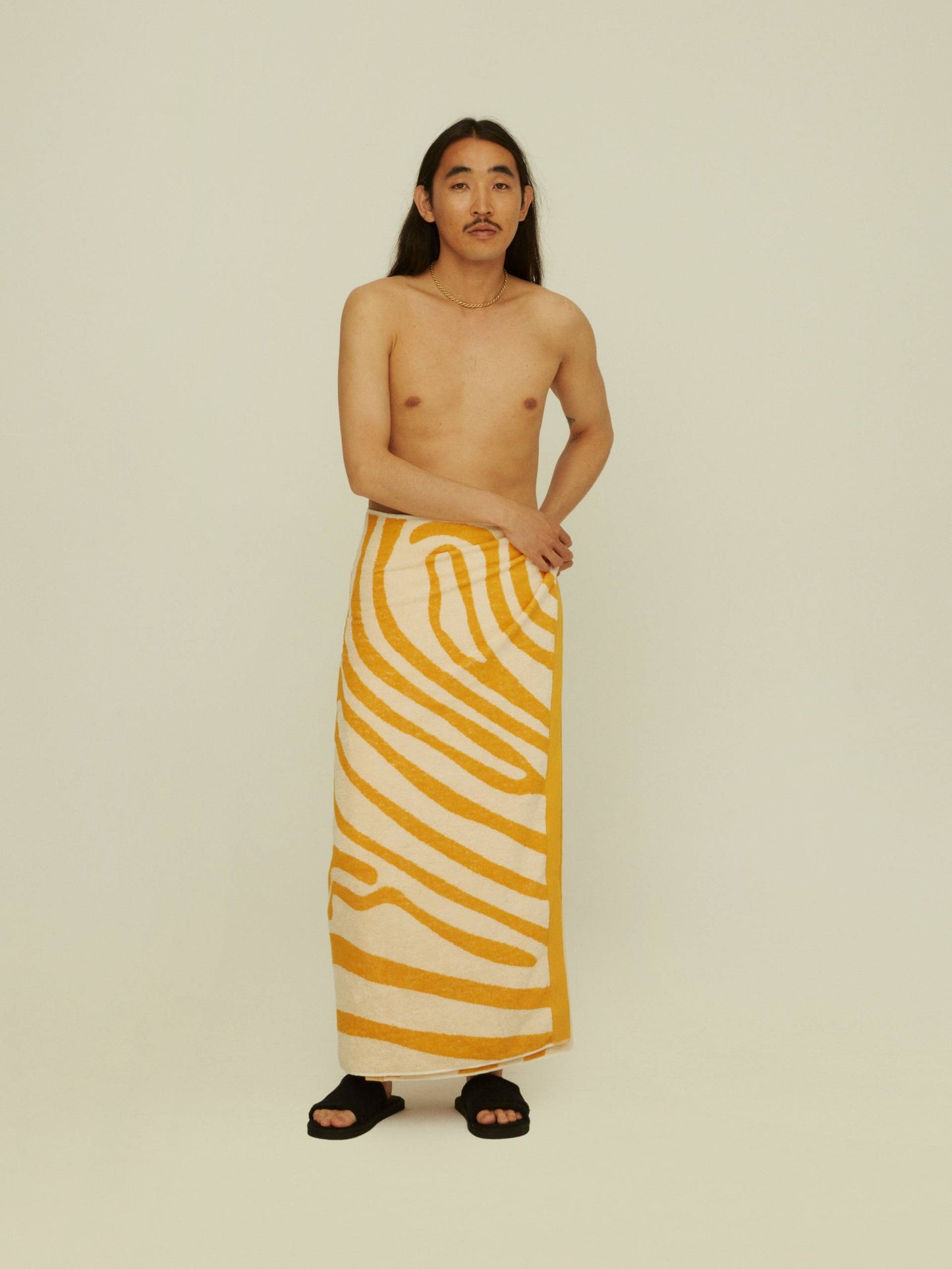 Yellow Maze Towel