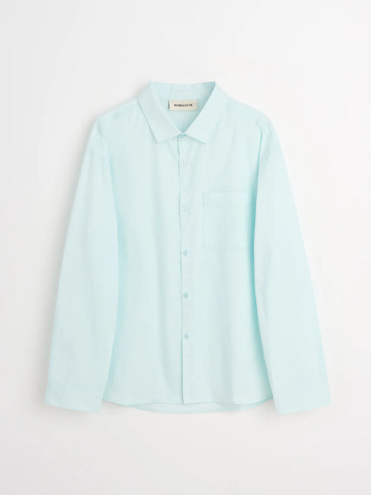 Sahej Long Sleeve Shirt, Ice blue (Pre-order)