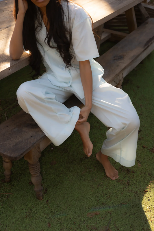 Sahej Short Sleeve Shirt, ice blue (Pre-order)