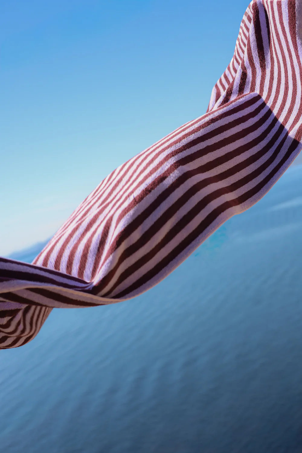 Naram Towels (wine & lavender blue)
