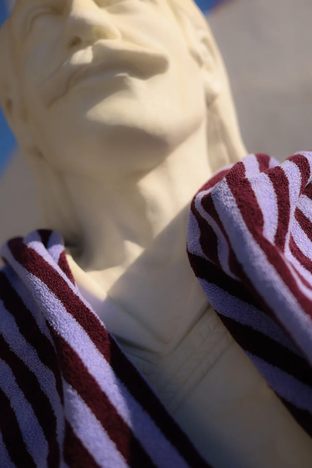Naram Towels (wine & lavender blue)