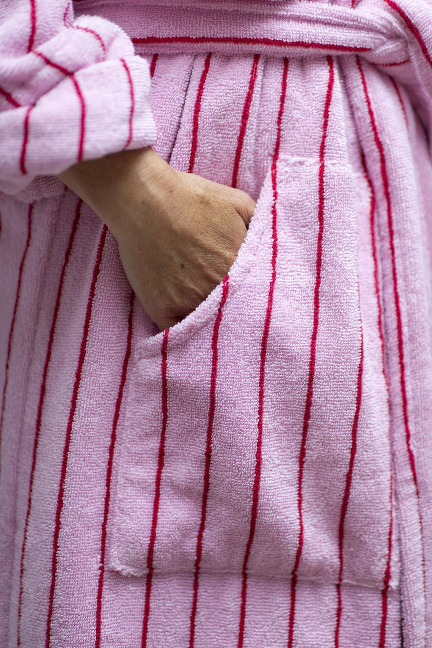 Naram Bathrobe - Baby pink & Ski patrol