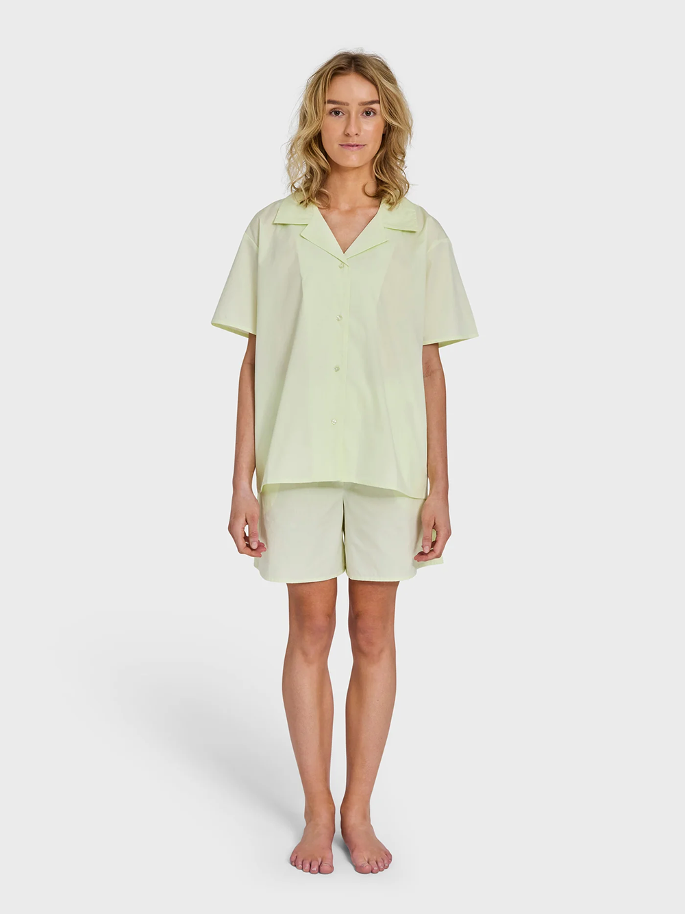 Sahej Short Sleeve Shirt, lemon sorbet (Pre-order)