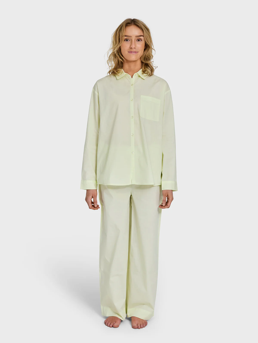Sahej Long Sleeve Shirt, lemon sorbet (Pre-order)