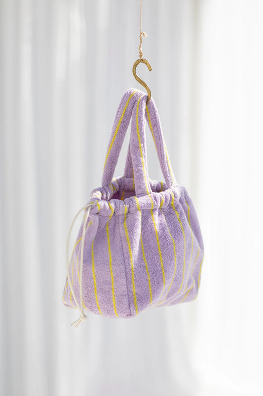 Naram Handbag Small - Lilac & Neon yellow