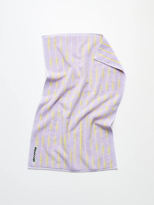 Naram Towel (lilac & neon yellow)