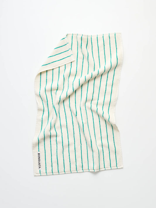 Naram Towels (pure white & grass)