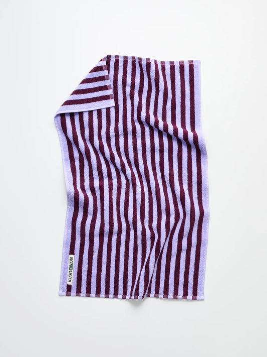Naram Towels (wine & lavender blue)