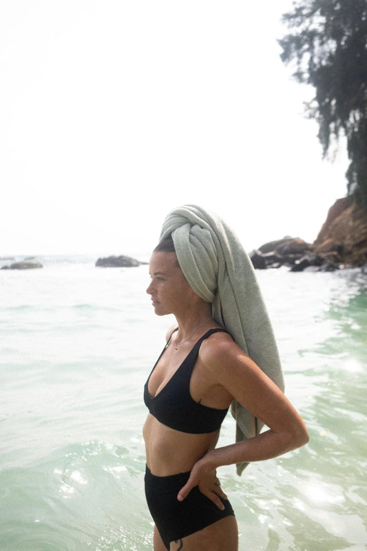 Naram towels (sliver sage)