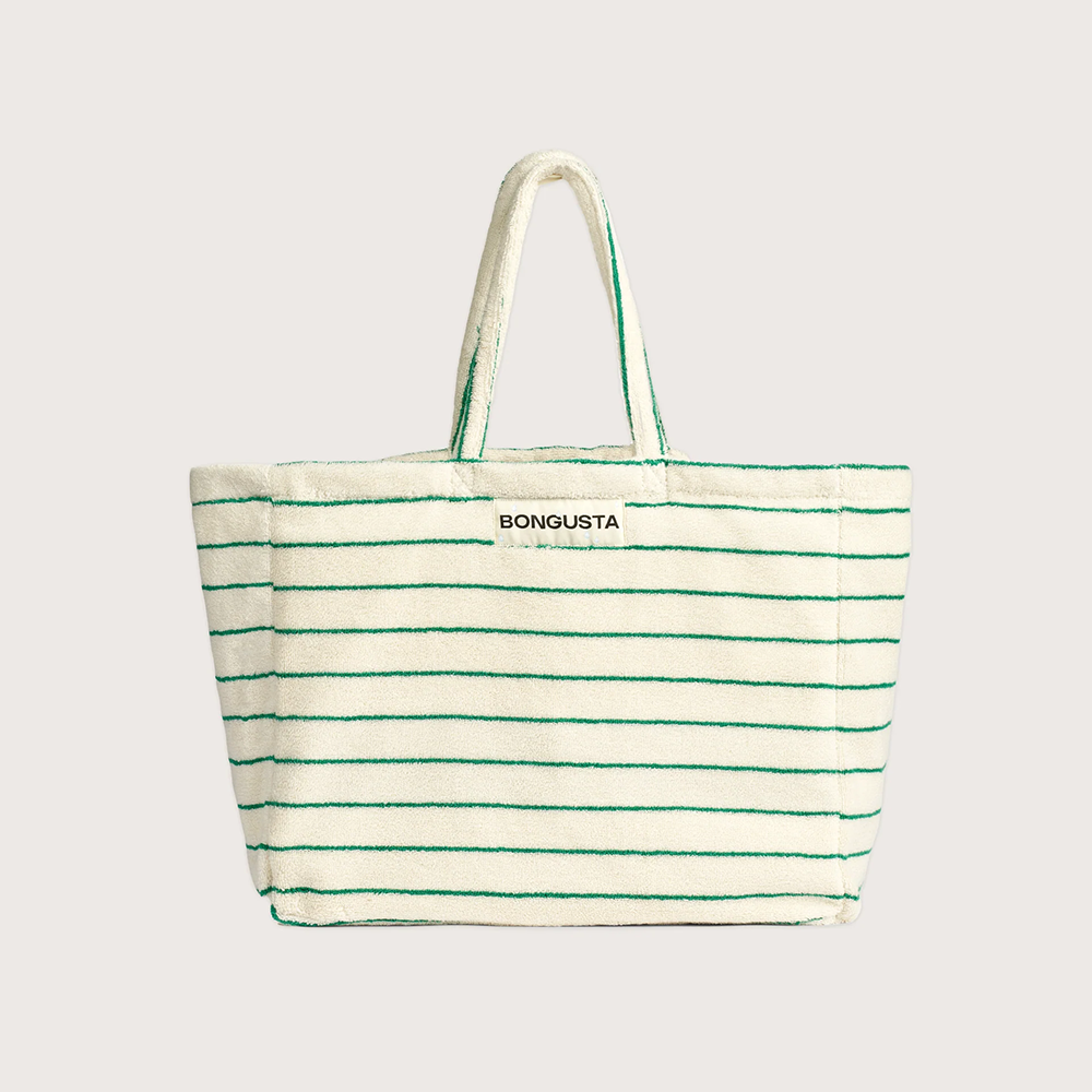 Naram Weekend bag - Pure white & Grass