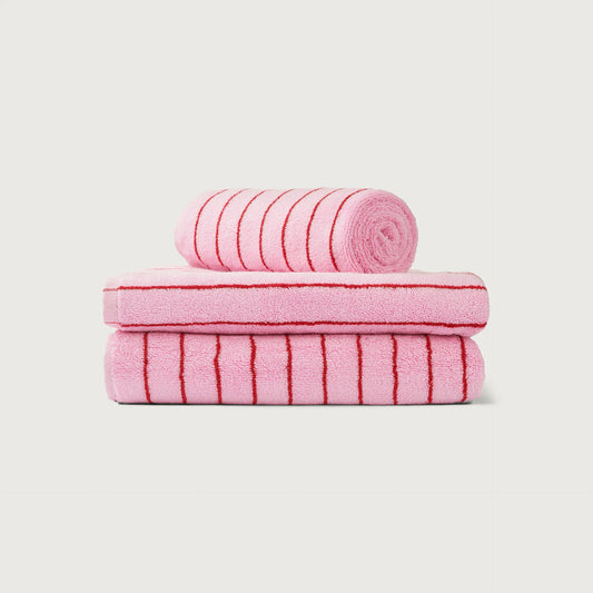 Naram Towel (Baby pink & Ski patrol)