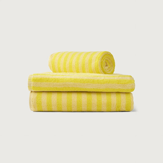 Naram Towel (Pristine & Neon yellow)