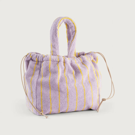 Naram Handbag Small - Lilac & Neon yellow
