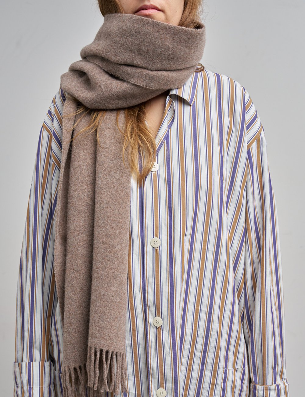 Taupe scarf