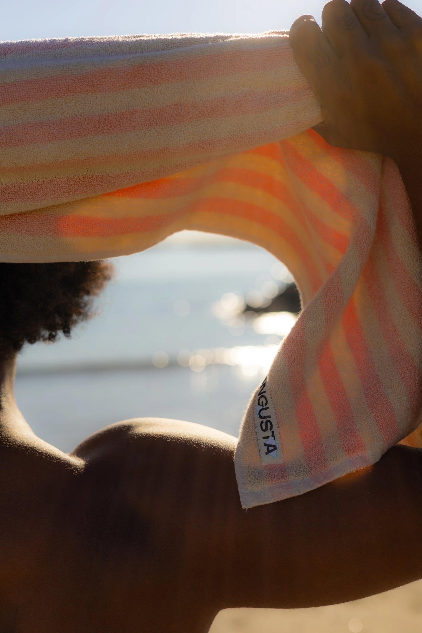 Naram Towel (tropical & creme)