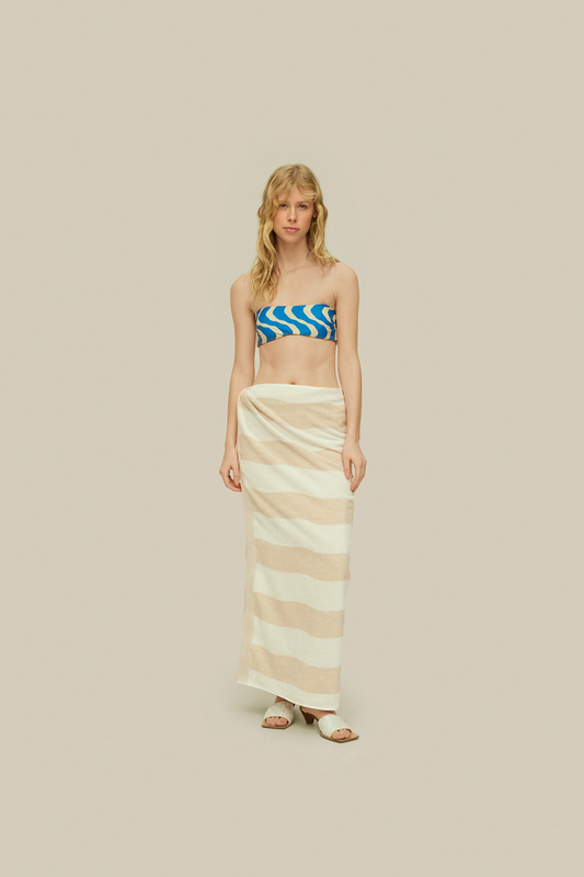 White Wavor Towel