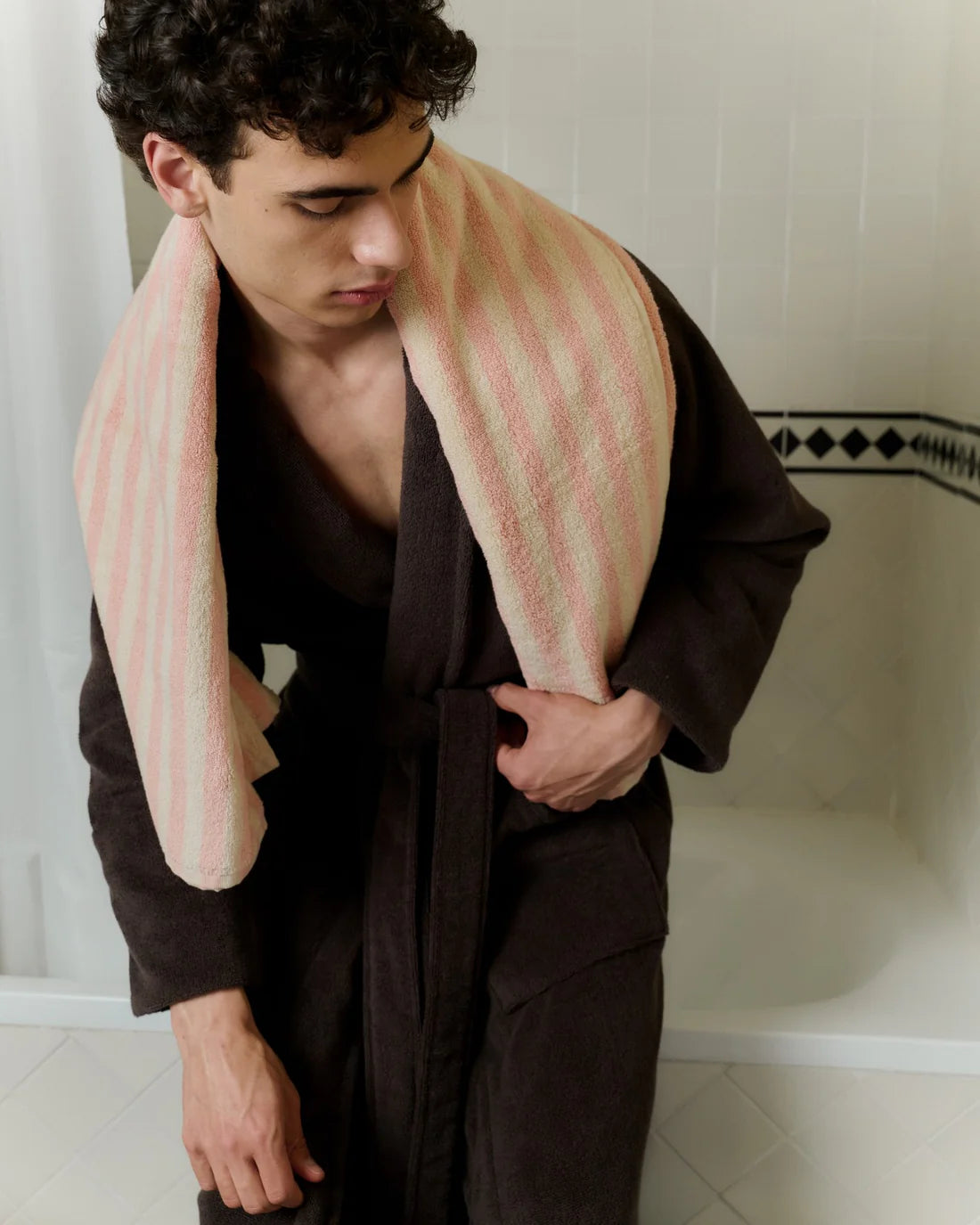 Naram Bathrobe - Coffee