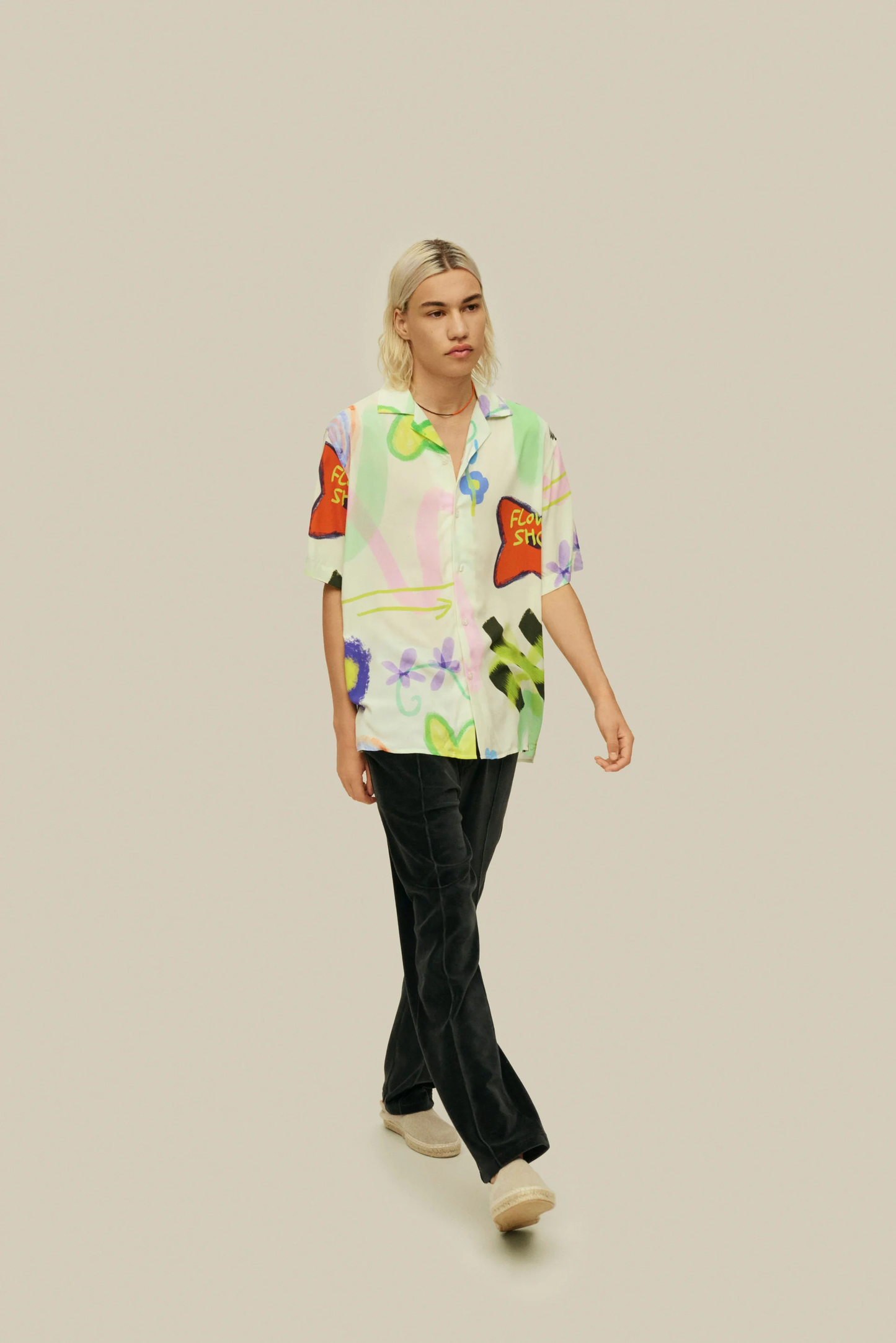 Flower Shop Viscose Shirt