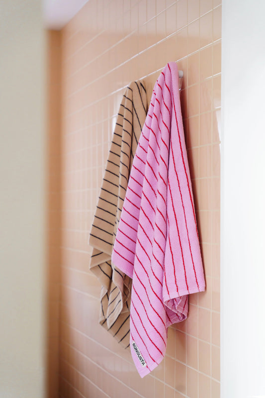 Naram Towel (Baby pink & Ski patrol)