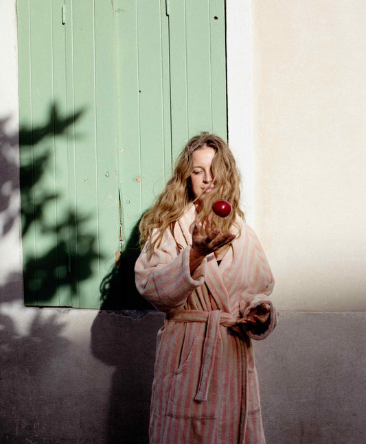 Naram Bathrobe -  Tropical & Creme