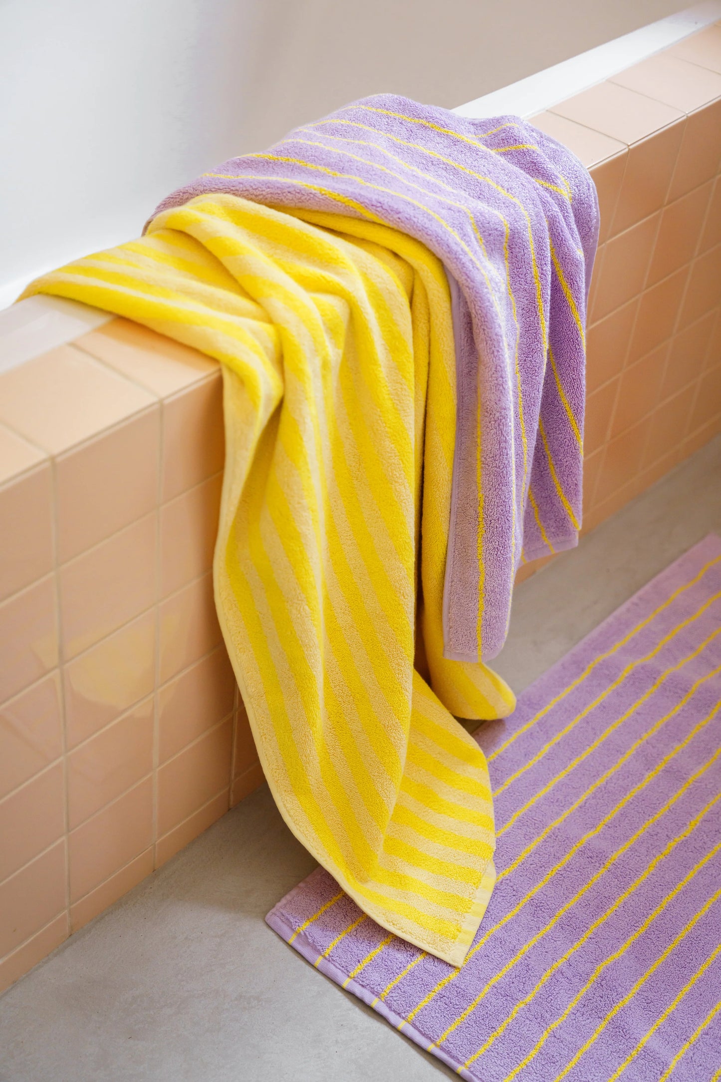 Naram Towel (Pristine & Neon yellow)